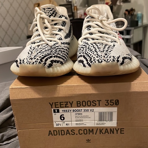 Zebra Yeezys - Picture 2 of 3
